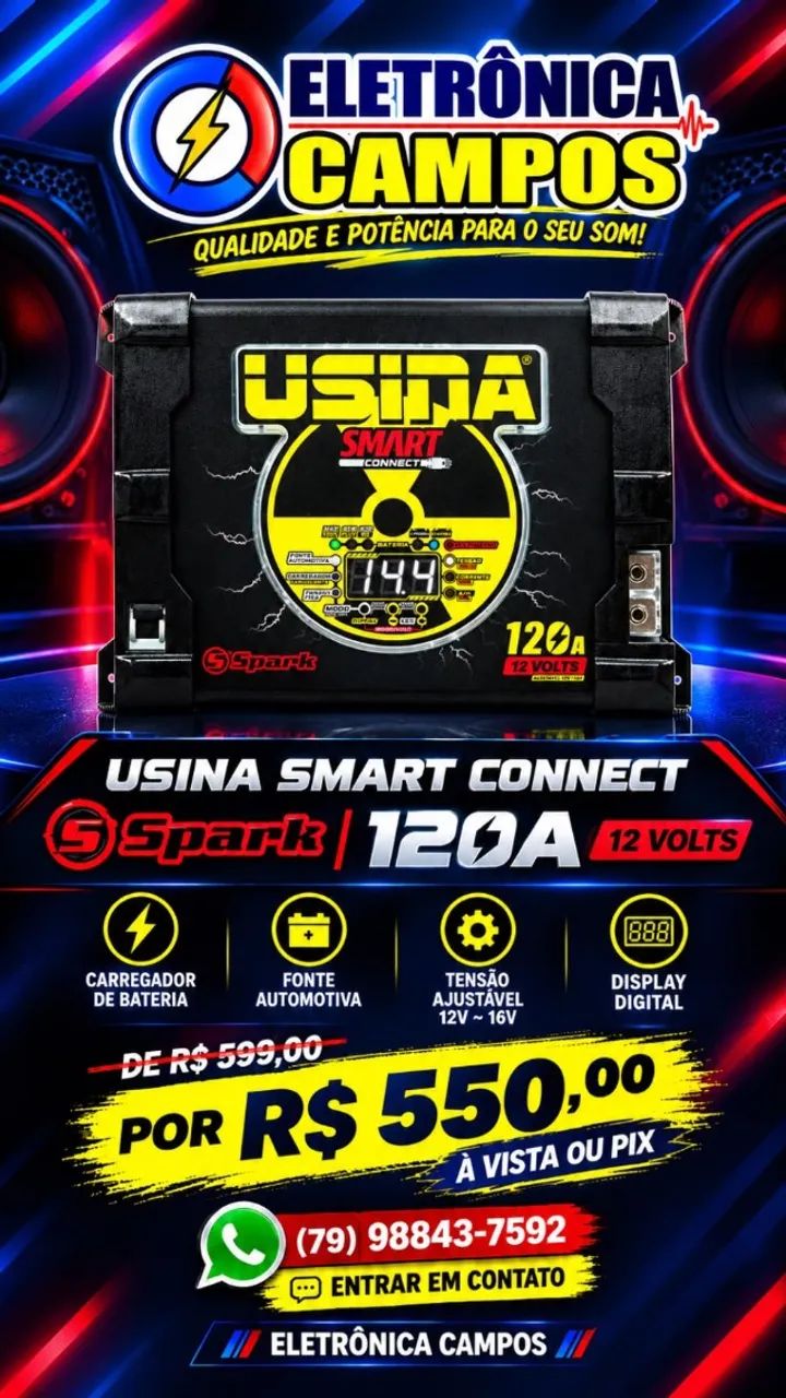 FONTE USINA 120a CONNECT 