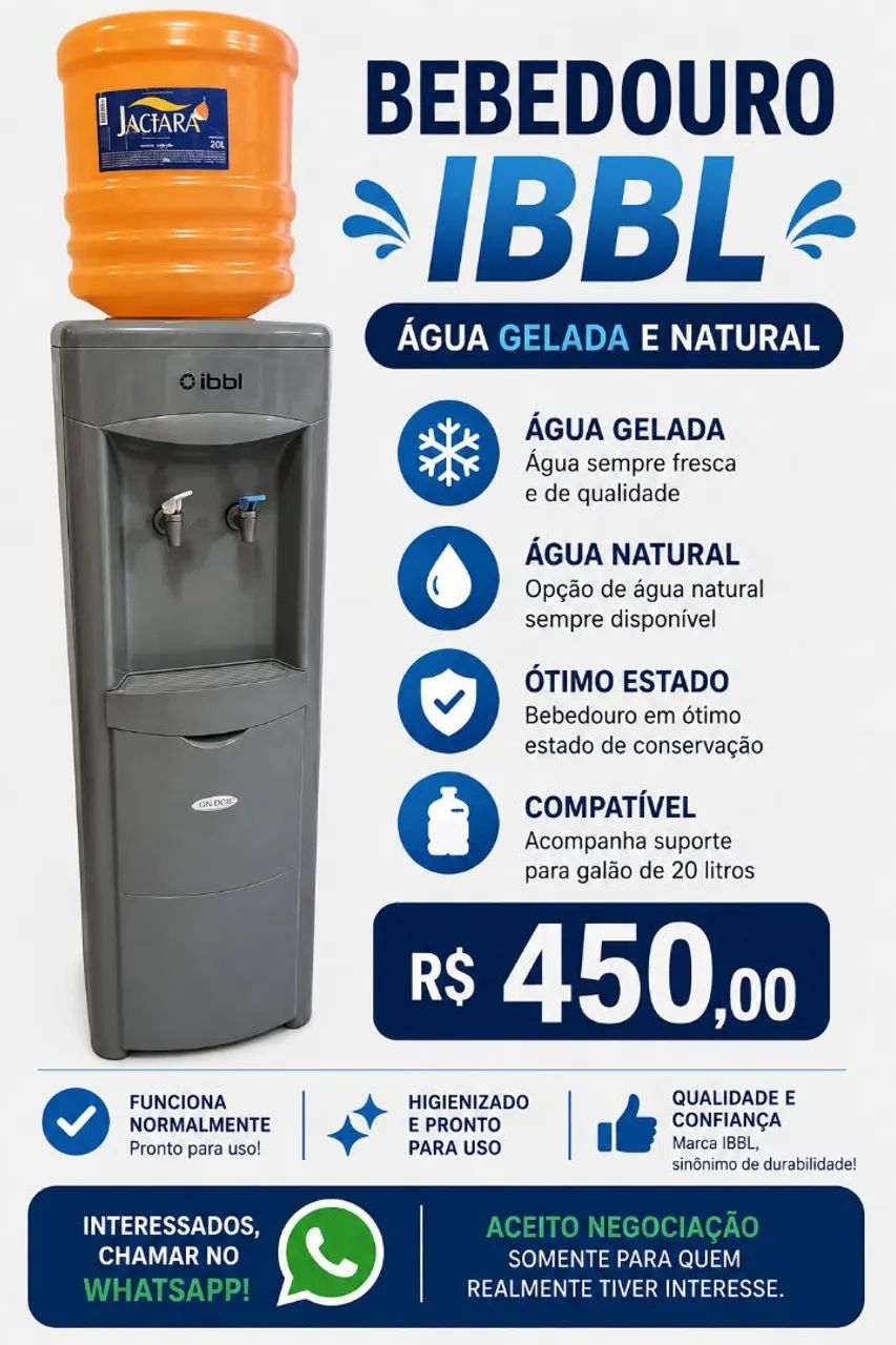? BEBEDOURO IBBL ? R$ 450,00