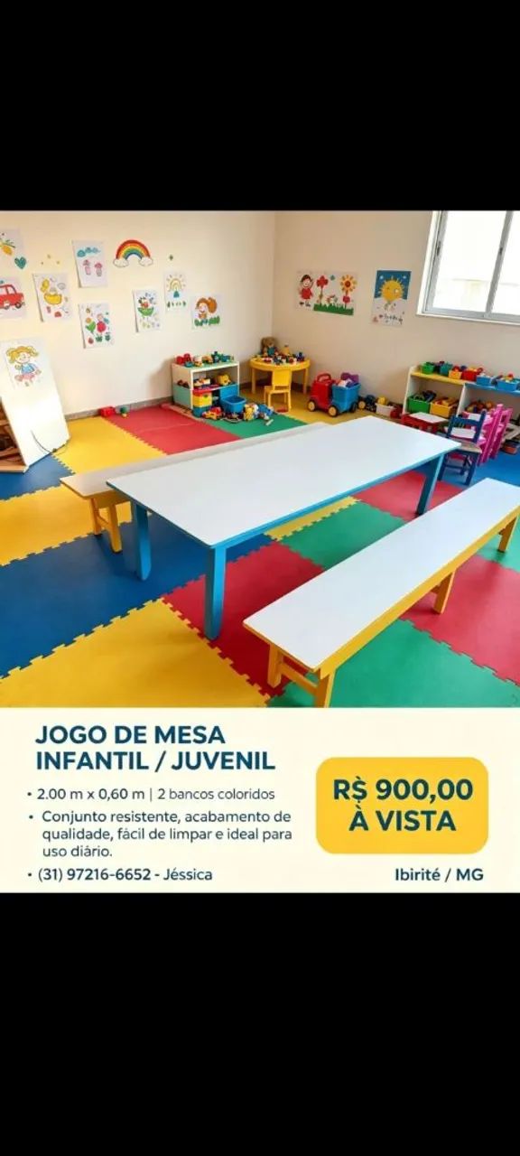 Mesas de crianças  - Foto 2