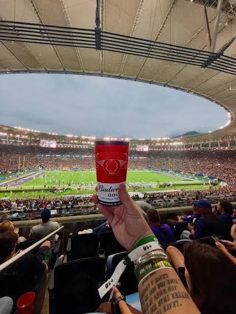 Copo Budweiser Rio Games NFL 2 Unidades  - Foto 5