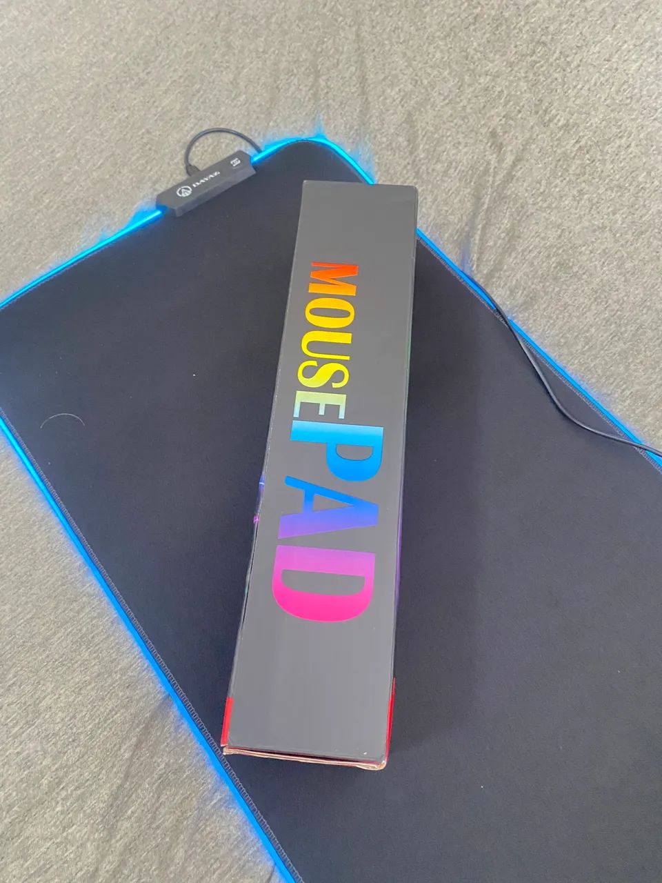 Mouse pad gamer com led. PRODUTO NOVO - Foto 3