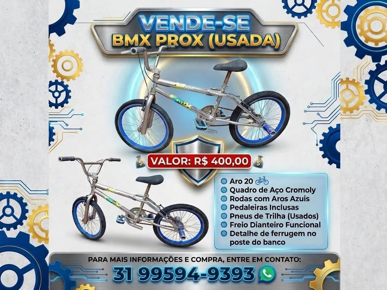 Bicicleta oportunidade aro 20 - Foto 2