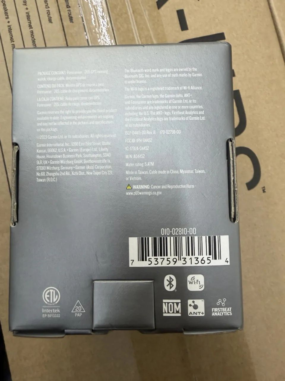 garmin forerunner 265 novo na caixa - Foto 2