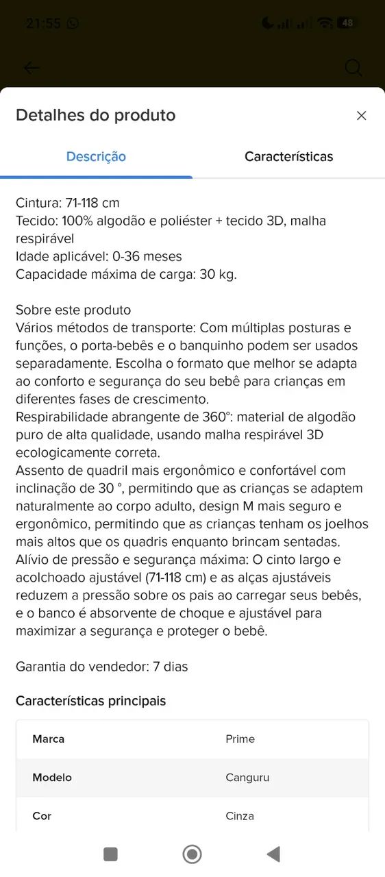 Canguru Ergonômico  - Foto 2