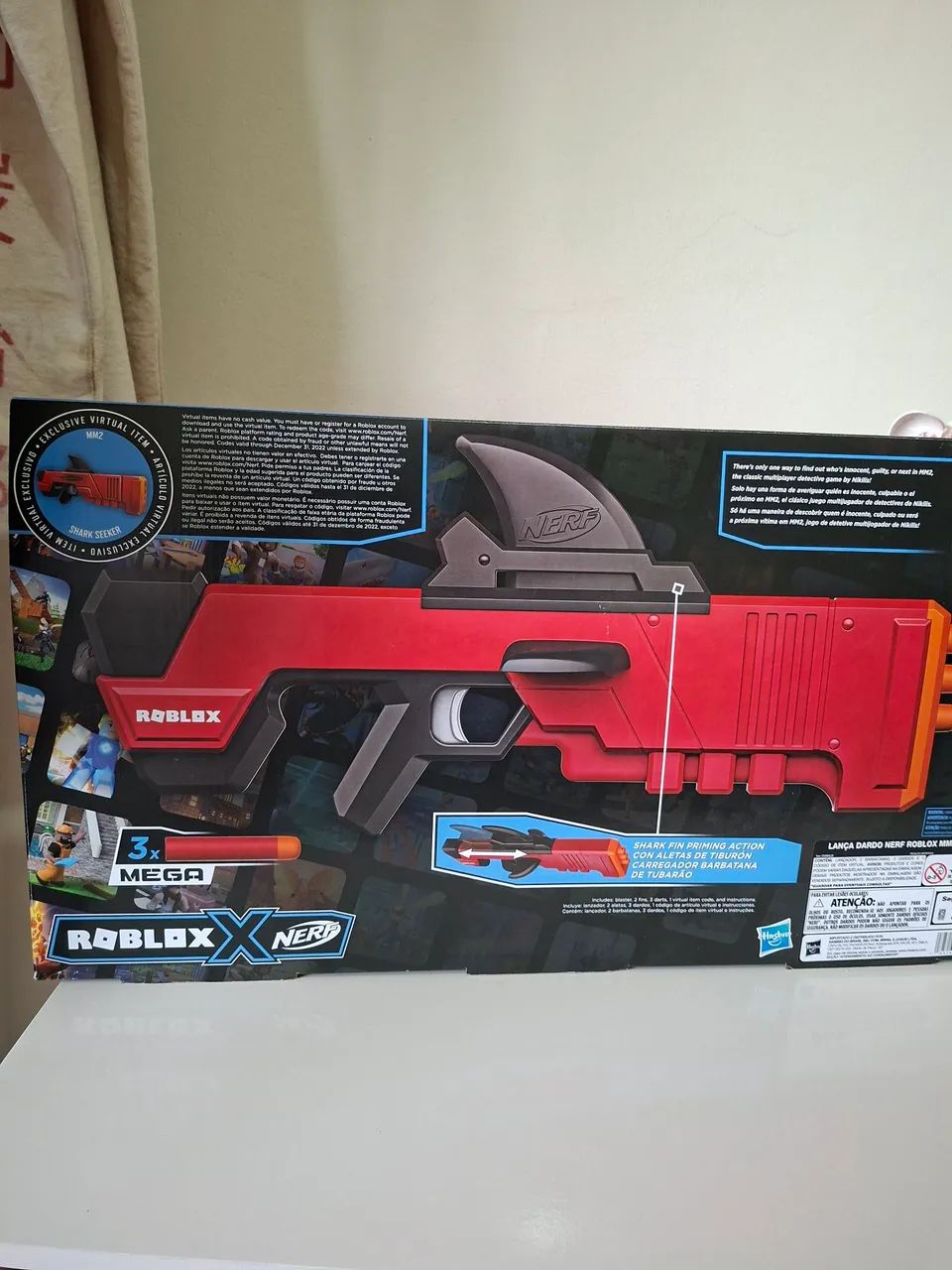 Nerf Sharkseeker Roblox MM2 sem código  - Foto 2
