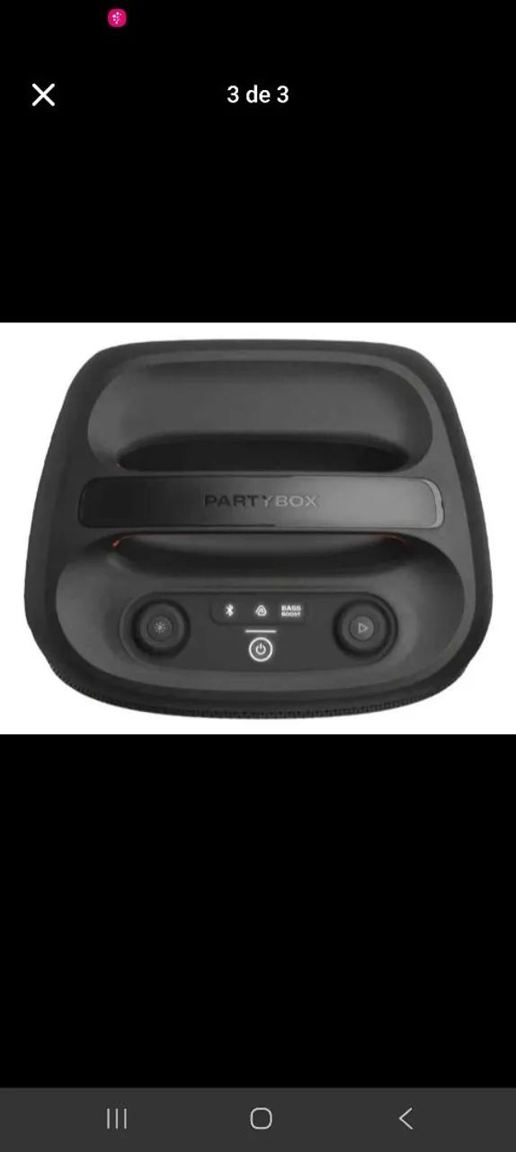 Jbl partybox 2 completa 2 microfone - Foto 3