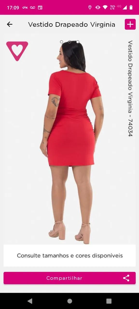 Vestido  romance favorita 