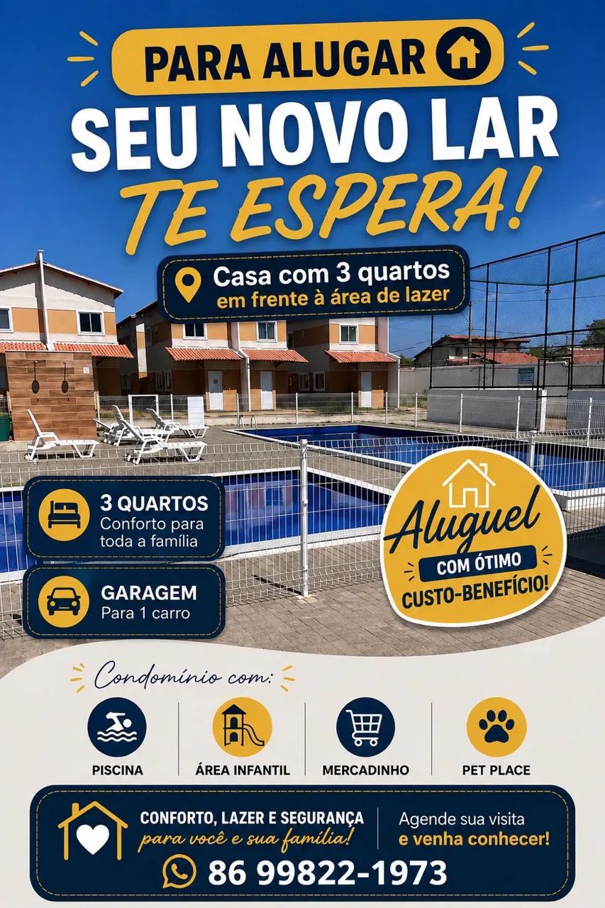 Aluguel Casa condomínio 