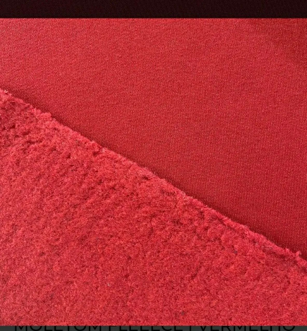 Tecido moleton vermelho 4,75mt - Foto 2