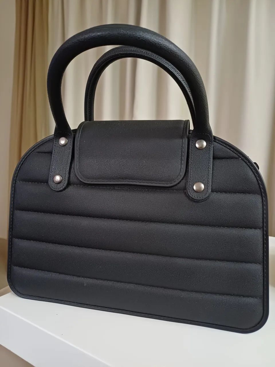 Bolsa maleta de mão preta - Foto 2