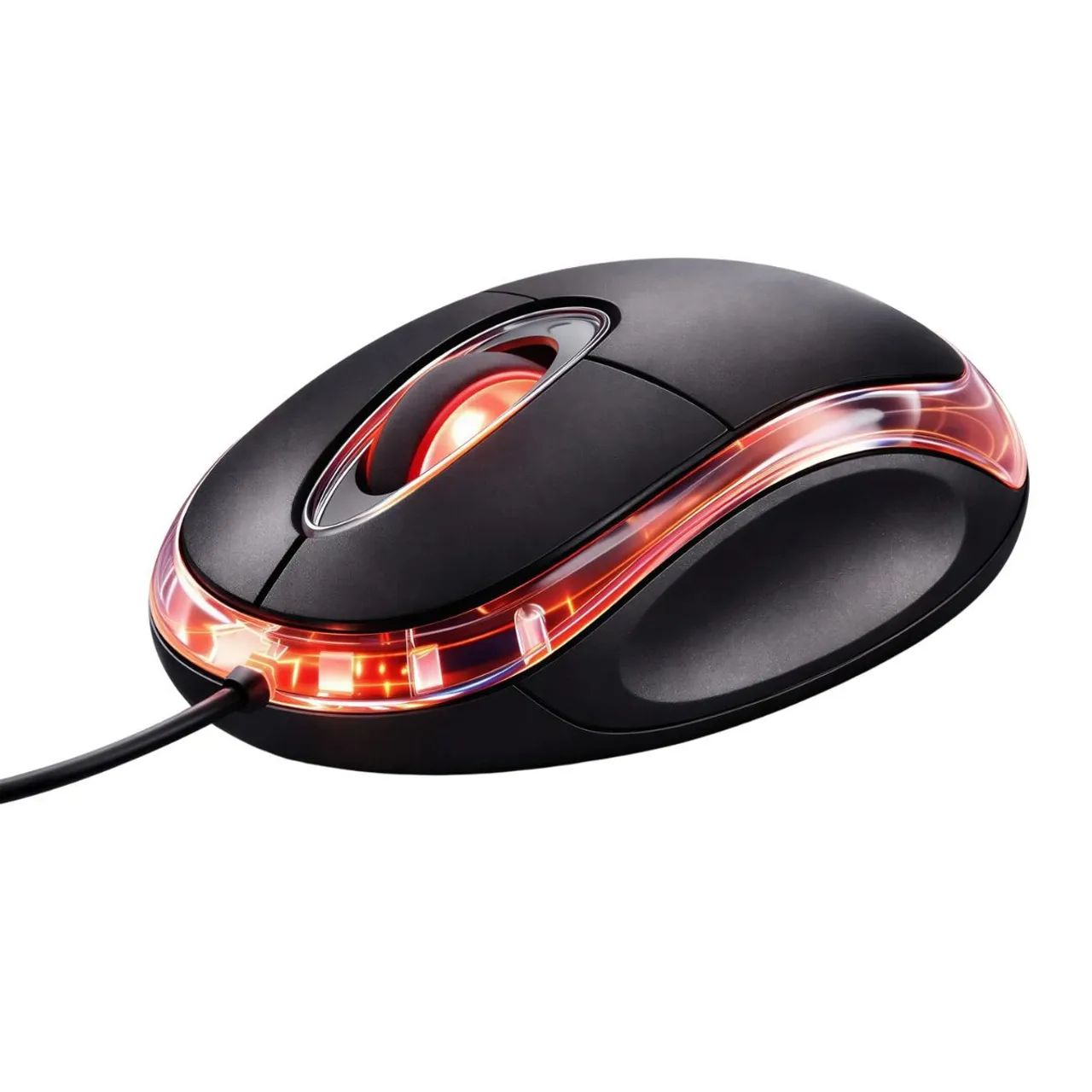 Mouse com fio USB óptico anatômico para Pc notebook  - Foto 5