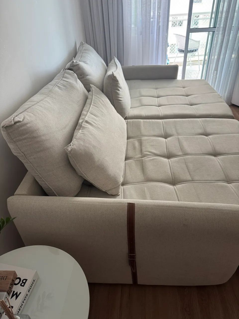 Sofá retrátil sem caixa 
