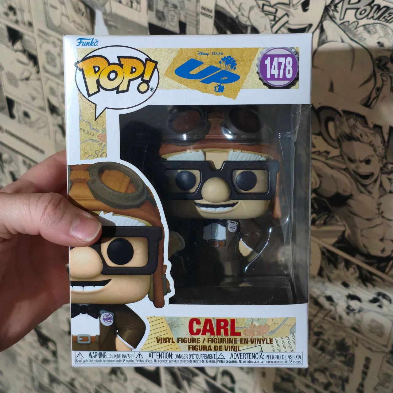 Funko pop Carl UP Altas aventuras 