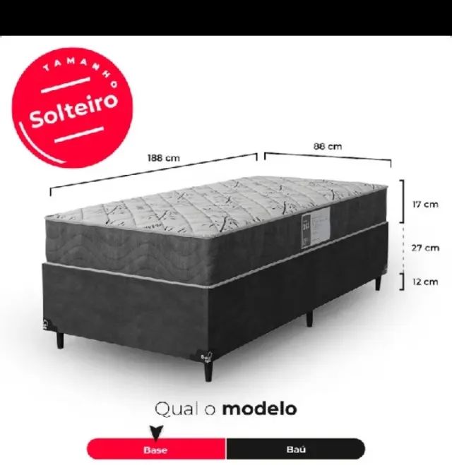 Vendo cama solteiro 
