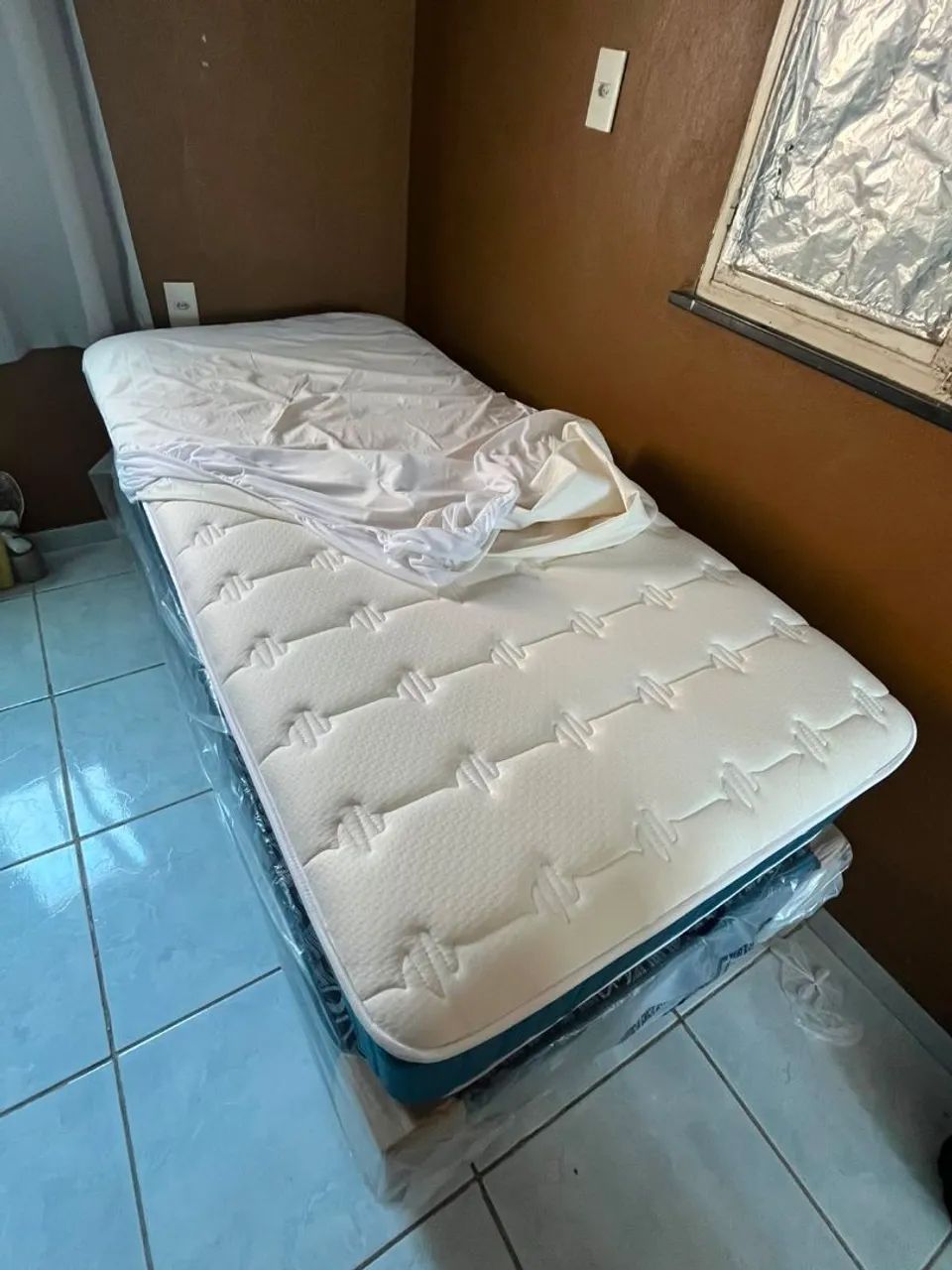 CAMA BOX SOLTEIRO/MAIS COLCHÃO  - Foto 3