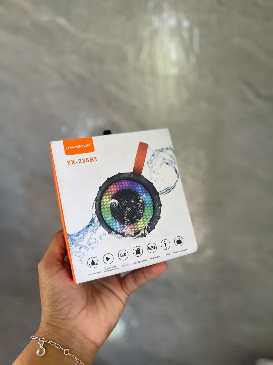 Caixa de som Bluetooth- Entrega a domicílio 