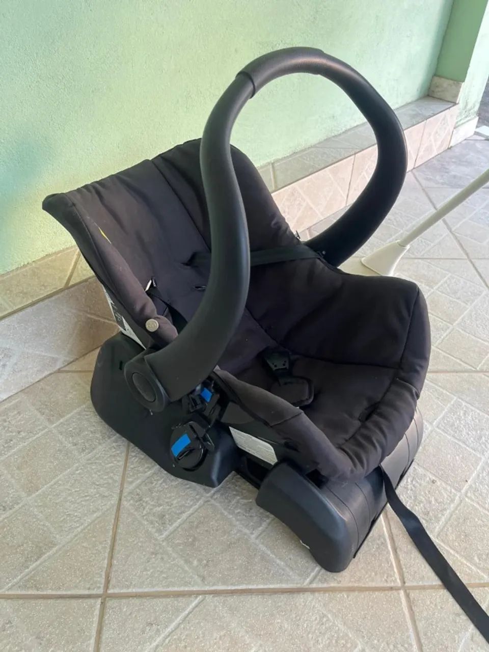 Bebê conforto Galzerano com base para carro e capa.  - Foto 3