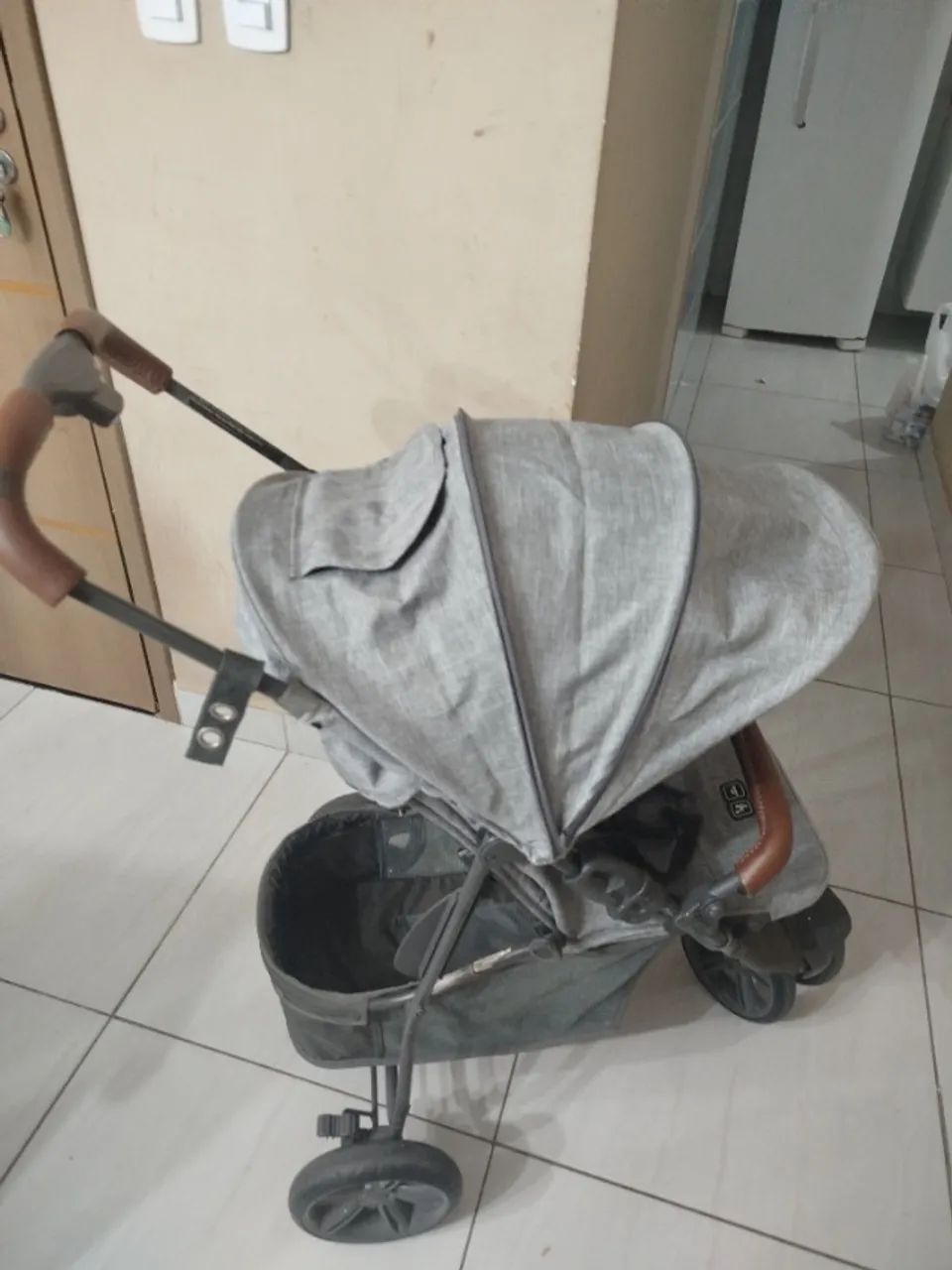 carrinho de bebê ABC Design Treviso 3 Woven Grey.  - Foto 3