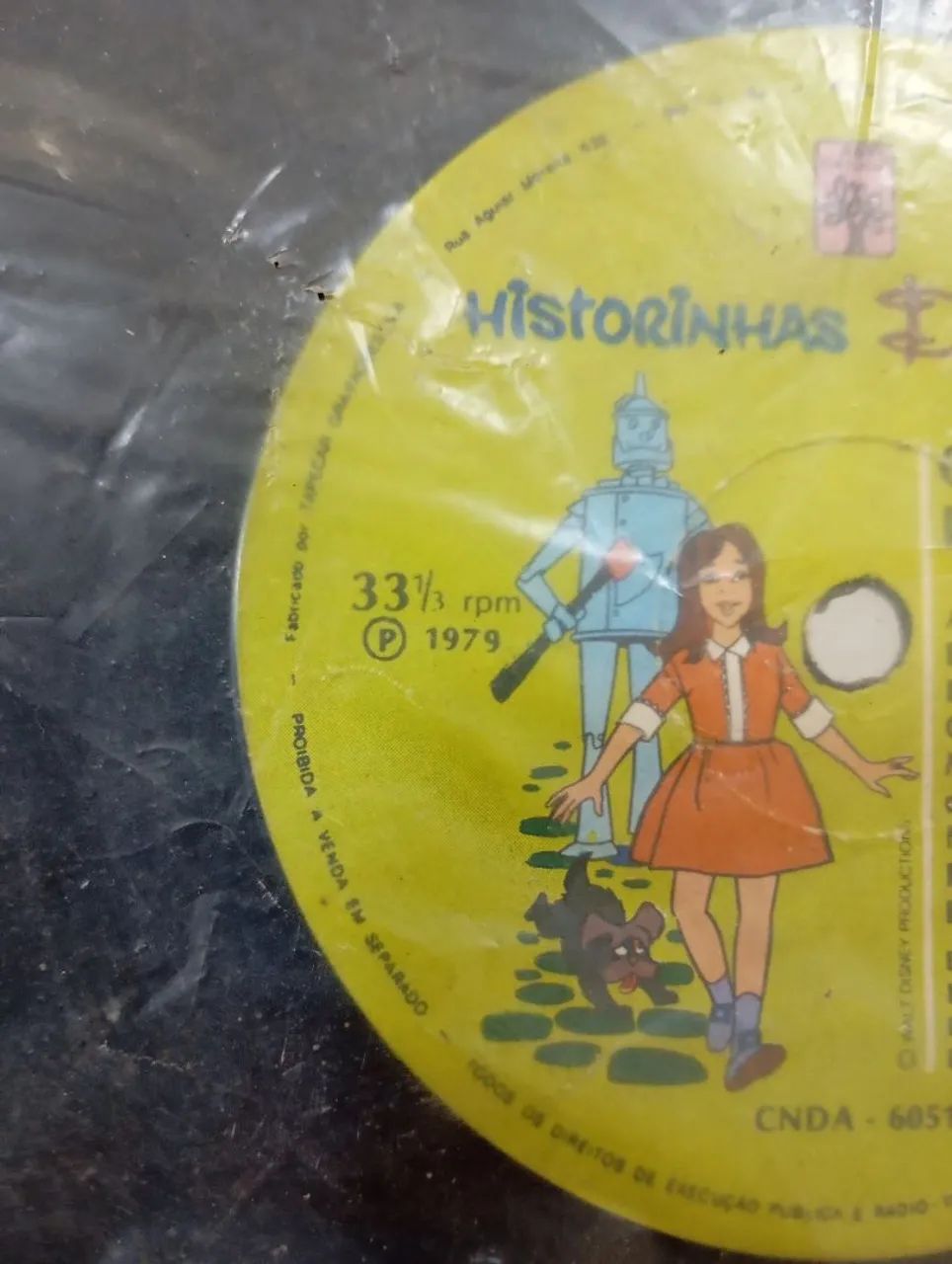 Disco de vinil raro e lacrado Disney, O mágico de Oz - Foto 3