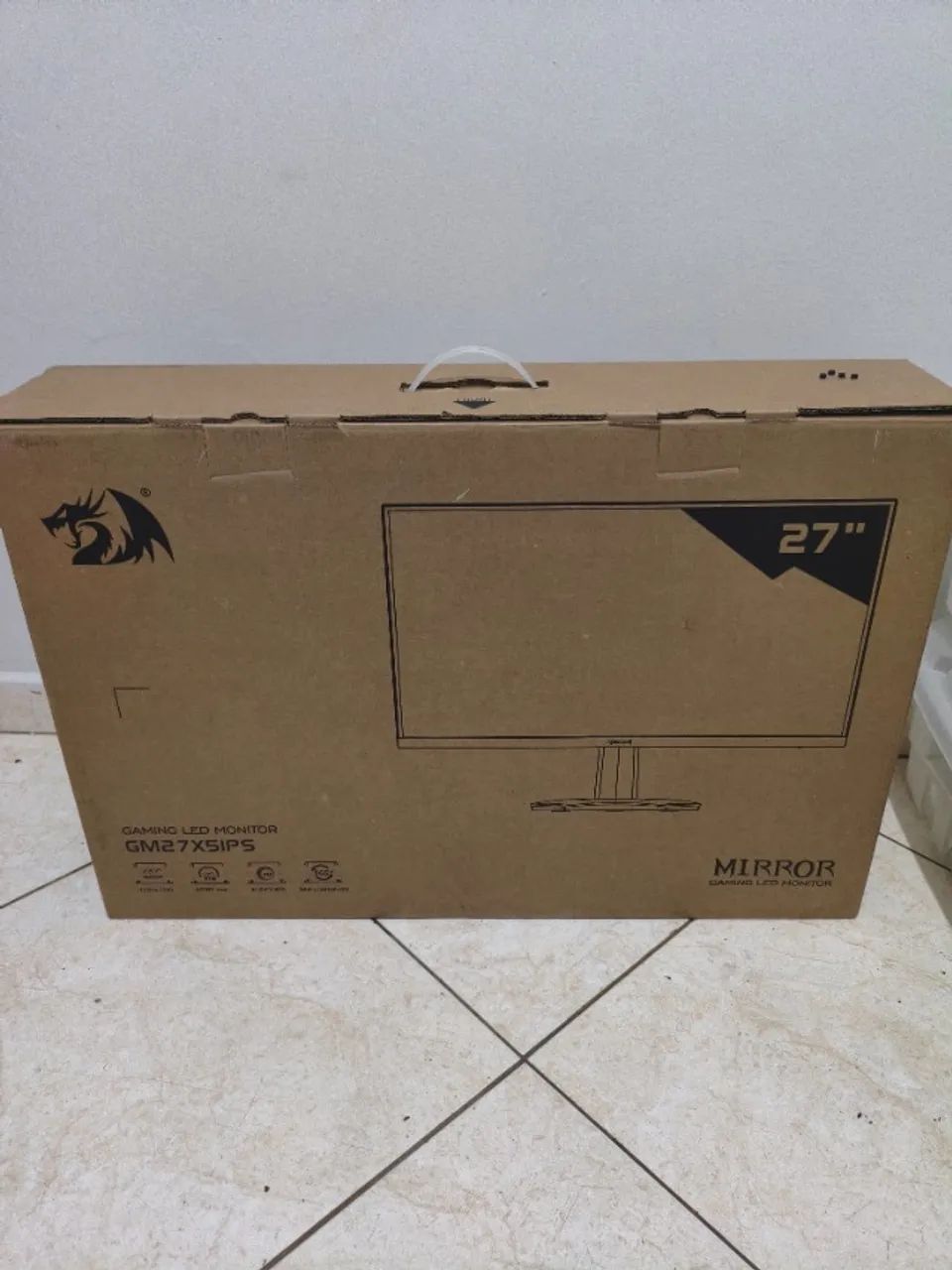 Monitor Gamer Redragon Mirror, Tela de 27 Polegadas FHD, 165HZ, LED, HDMI 