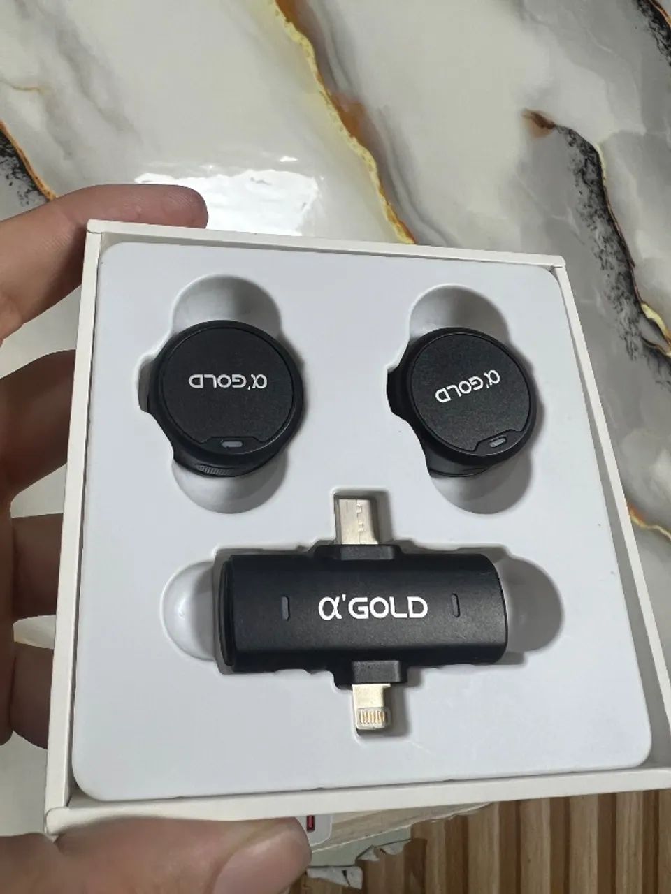 2 Microfone de lapela para Android e iPhone - Foto 4