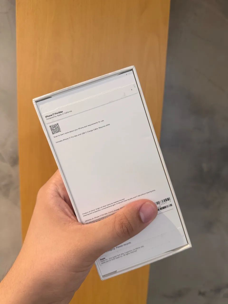 Caixa de iPhone 17 Pro Max 256GB Laranja  - Foto 4