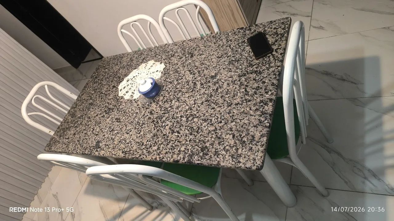 Mesa de mármore 6 lugares  - Foto 2