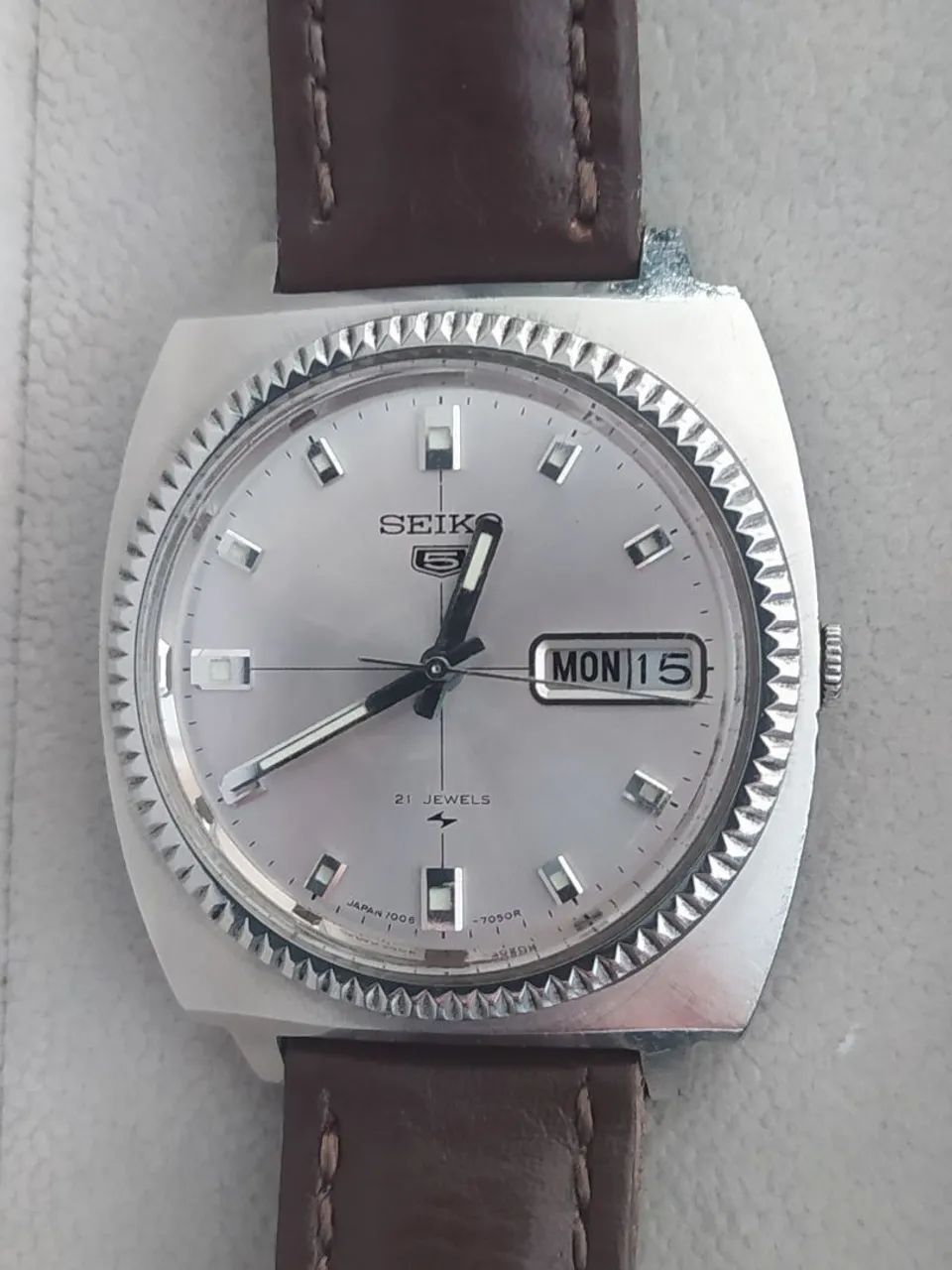 Relógio Seiko 7006 Automático 21j - Foto 3