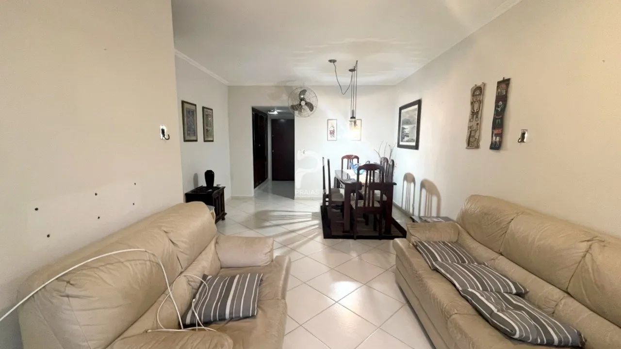Apartamento com varanda, 2 dormitórios, Enseada, Guarujá - Foto 2
