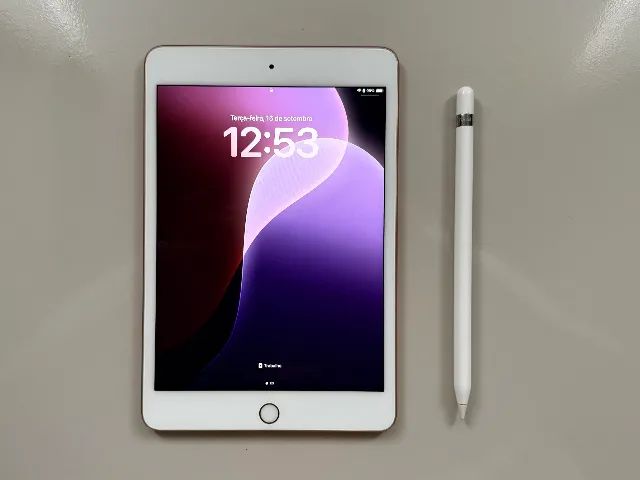 iPad Mini 5ª Geração Dourado 64GB A12 (Acompanha Apple Pencil 1ª