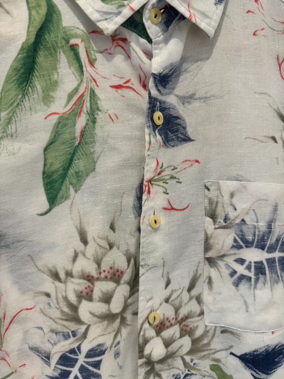 Camisa Florida Richards Linho TAM P - Foto 3
