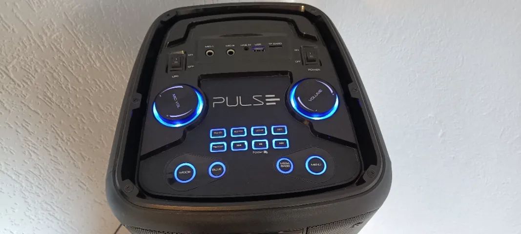 Caixa de Som Pulsebox 8 polegadas 1000w Bt/aux/sd/fm Led Sp359 - Foto 3