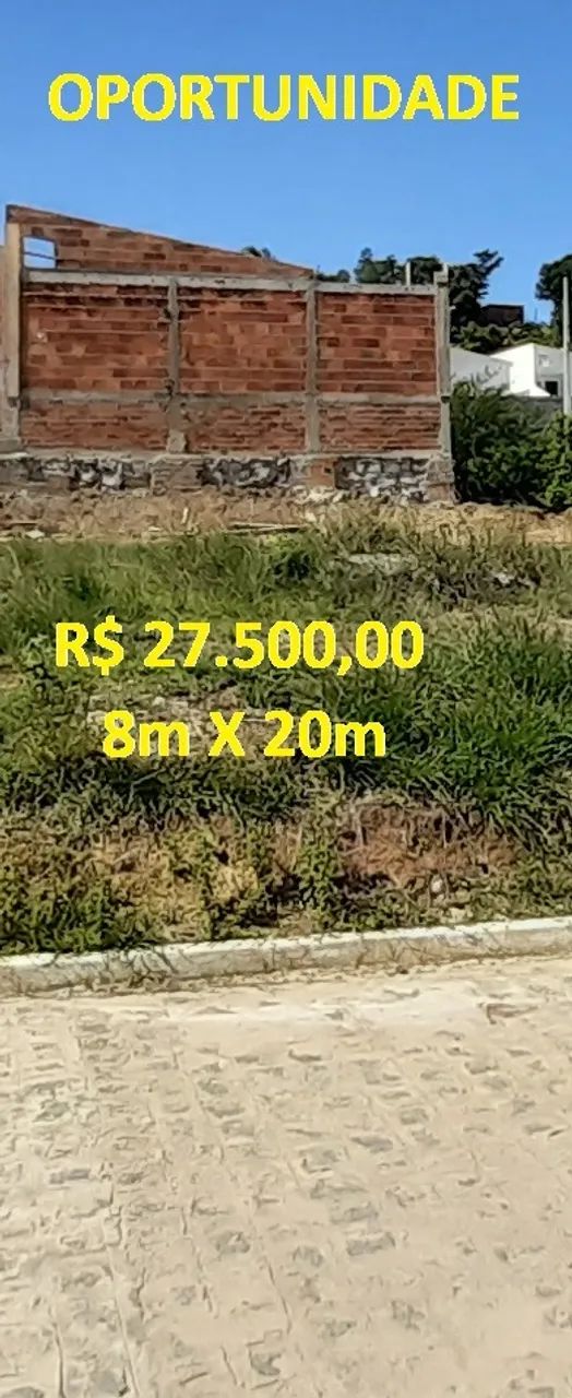 Oportunidade | Terreno / Lote no Loteamento Jacuípe | Parque dos Faróis | N. S. Socorro