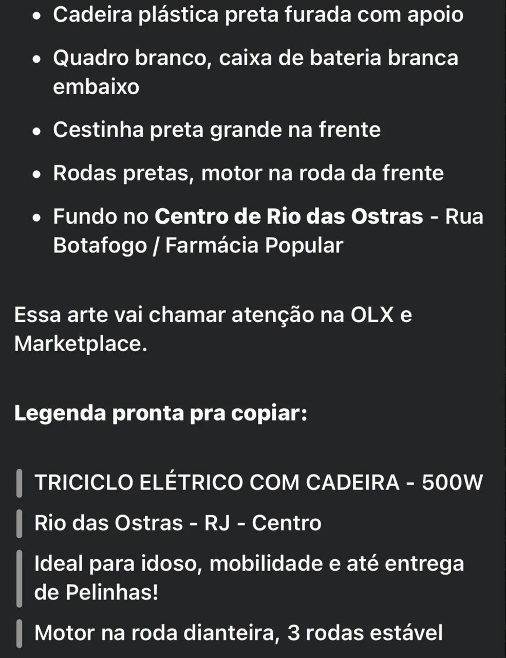 TRICICULO ELÉTRICO  - Foto 2