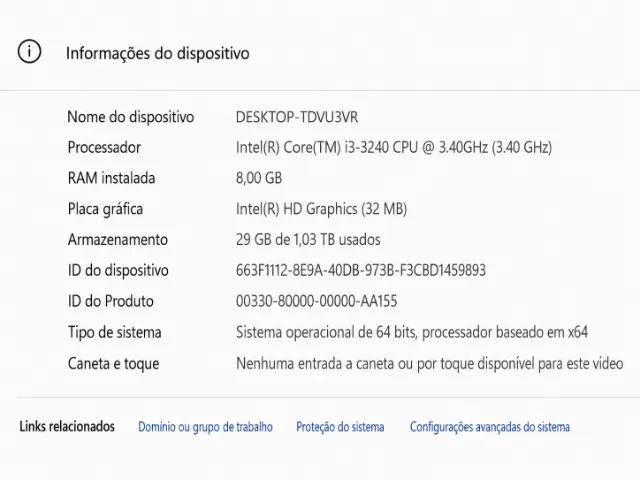 Computador Desktop Intel Core i3 3240 | 8GB RAM DDR3 | SSD 128 GB | HD 1TB - Foto 4