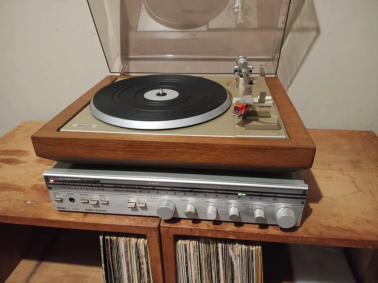 Conjunto philips toca disco e receiver  - Foto 2