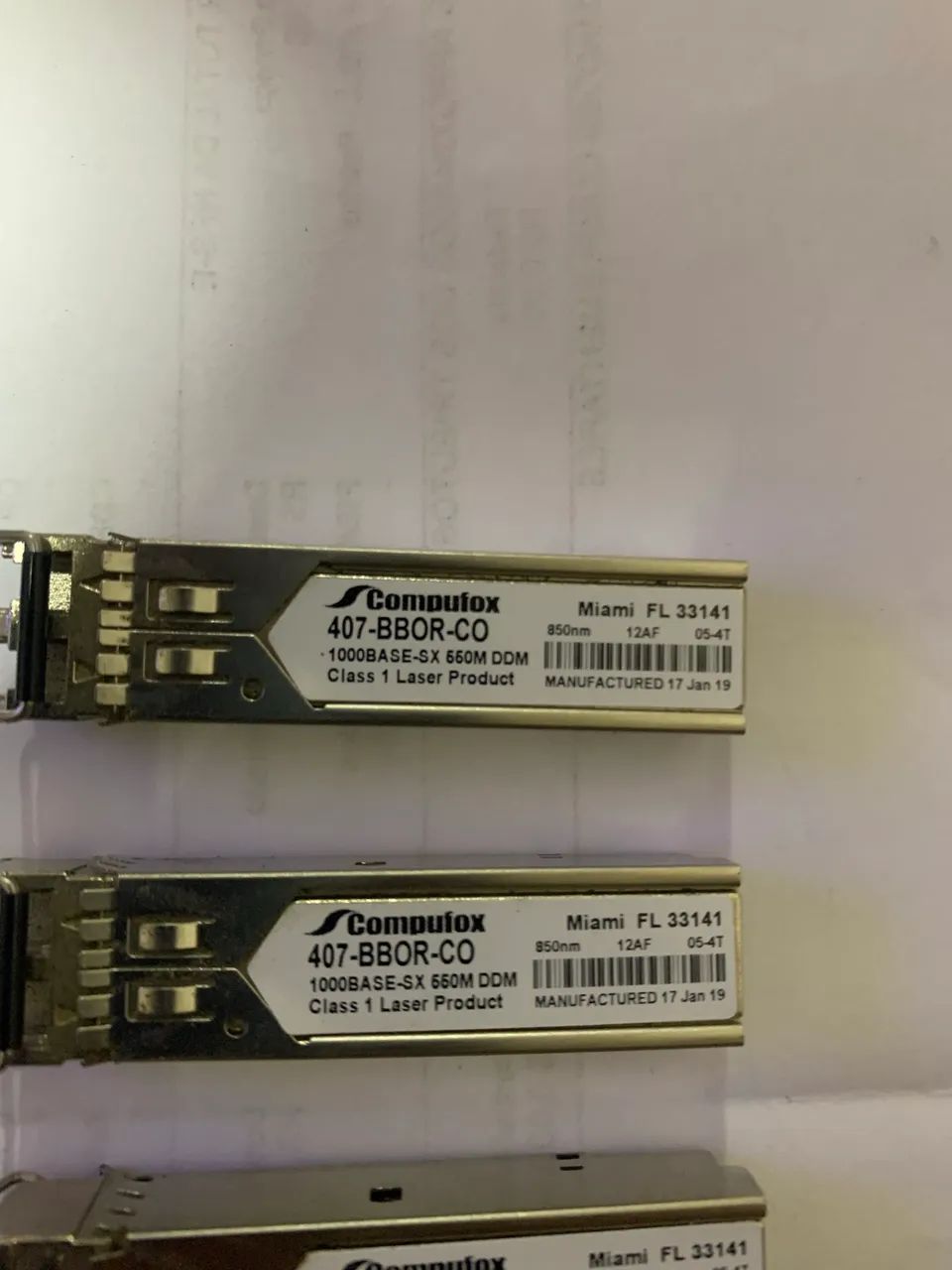 Módulo Gbic 1000 Base SX (4 unidades)