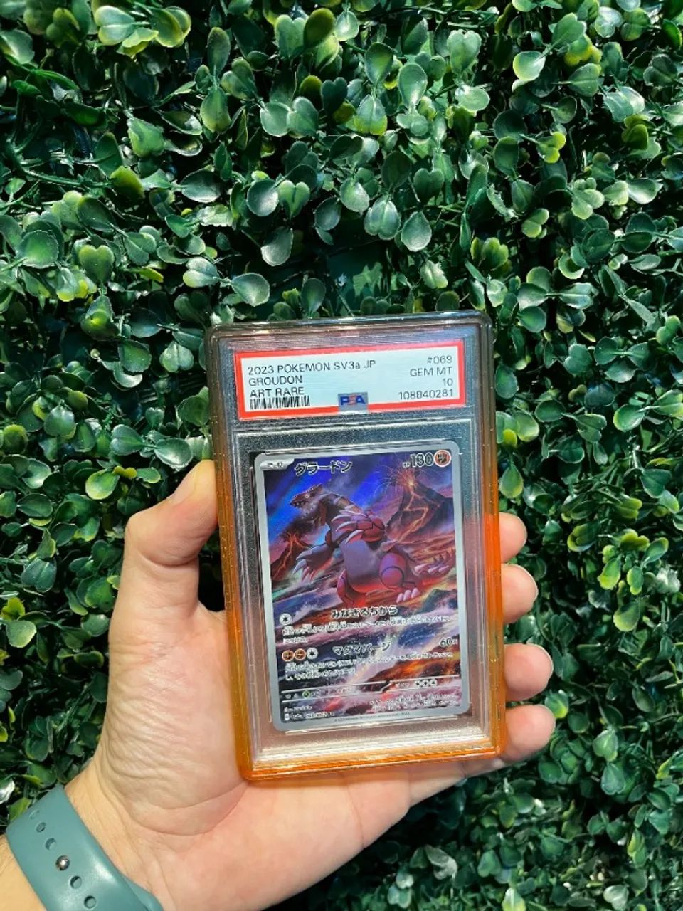 Groudon PSA 10 (JP) Raging Surf Art Rare 069/062