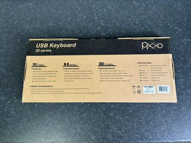 Teclado USB Daten/KMex  KM-2028U pb  - Foto 4