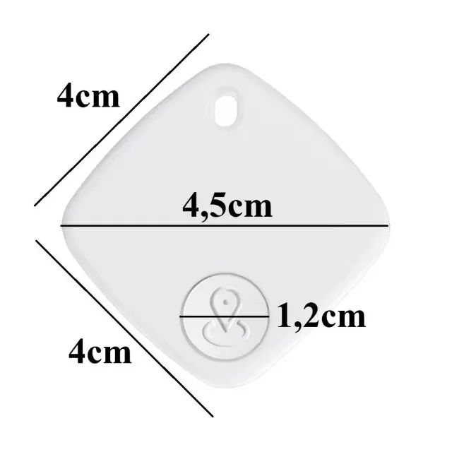 Mini Localizador Smart Sualio Tag Rastreador iPhone Apple - Foto 3