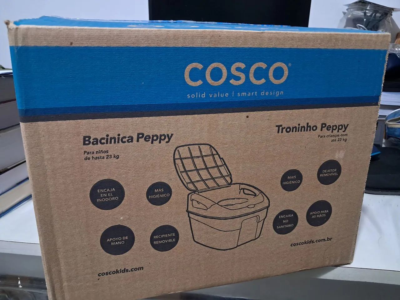 (NOVO) Troninho Penico e Redutor de Assento Peppy - Cosco  - Foto 4