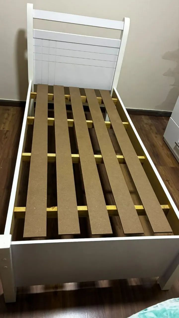 Cama solteiro com colchão  - Foto 3