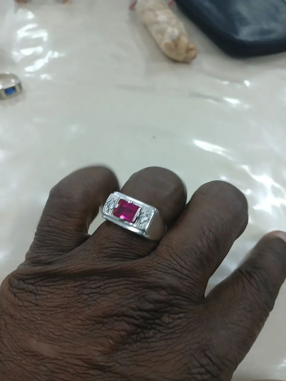 Vendo este anel de prata  - Foto 4