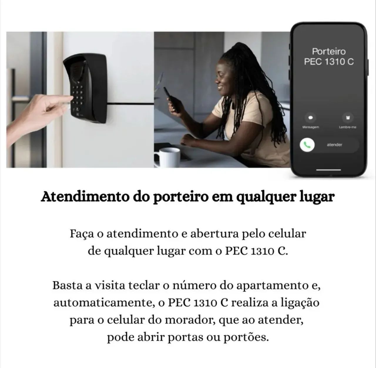 Porteiro Eletrônico JFL Pec 1310 C - Foto 4