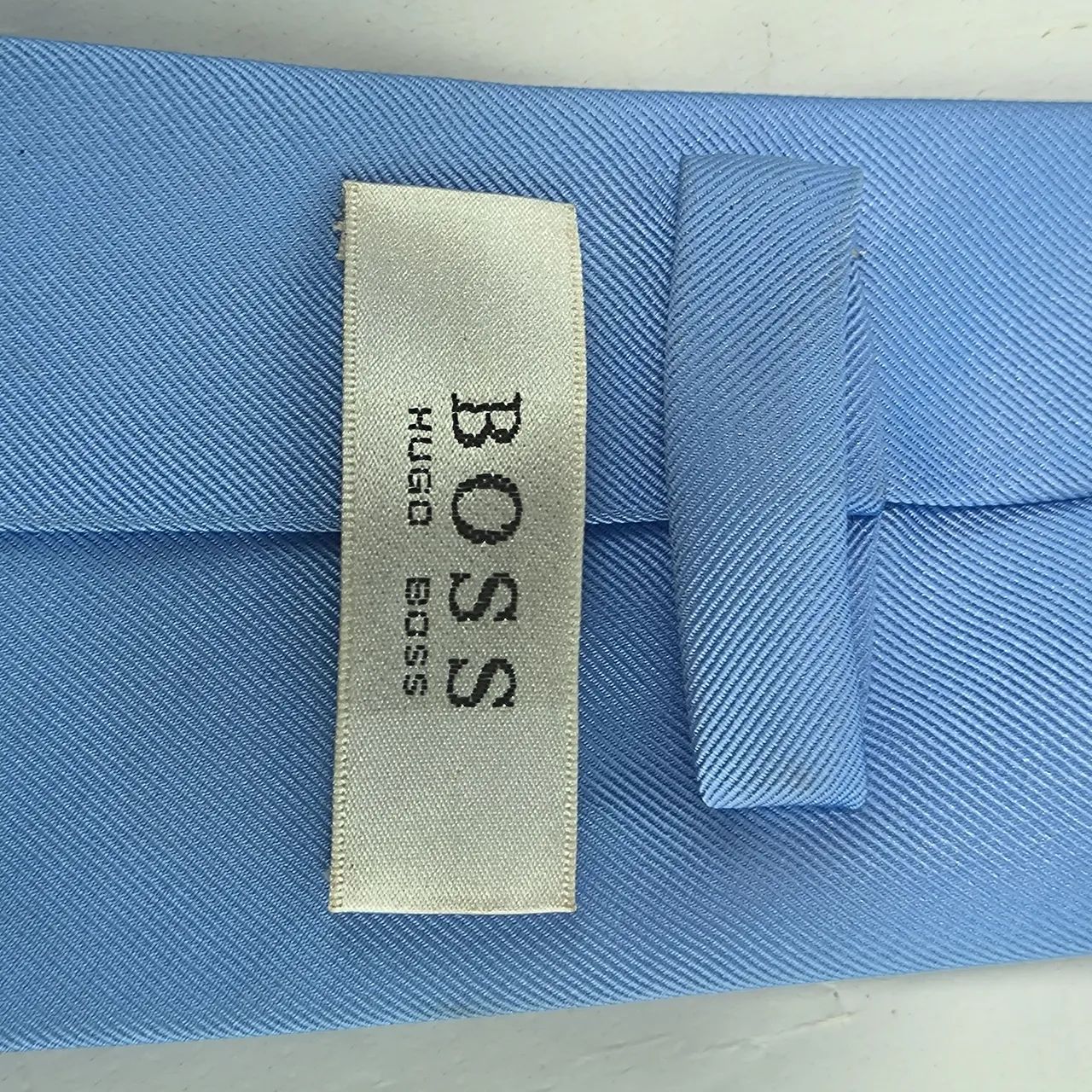 Gravata Hugo Boss original azul claro 100% seda - Foto 3