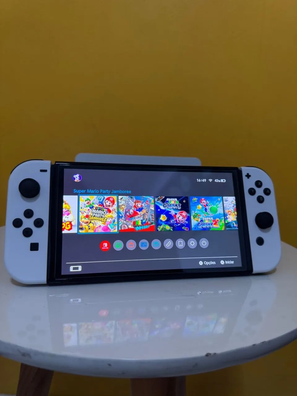 Nintendo Switch Oled Branco - Foto 2
