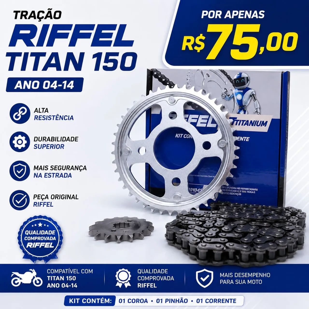 Kit tração Titan 150