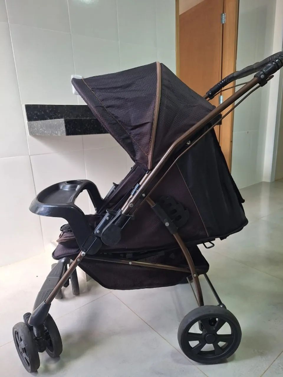 Carrinho Romano G22 Preto Cobre Galzerano