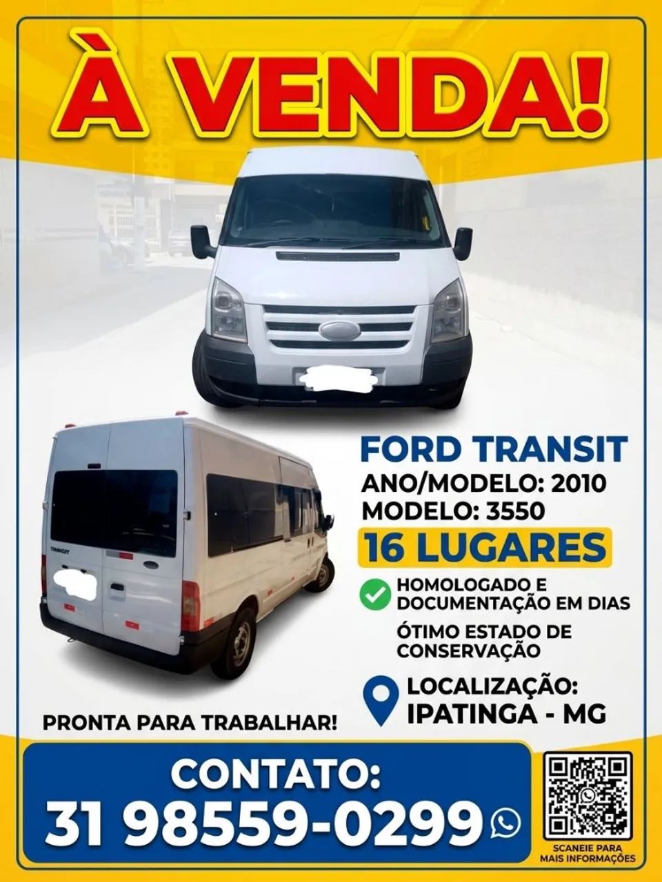 Ford Transit TRANSIT Van 3550 2.4 TDCI 14lug. Diesel 2010