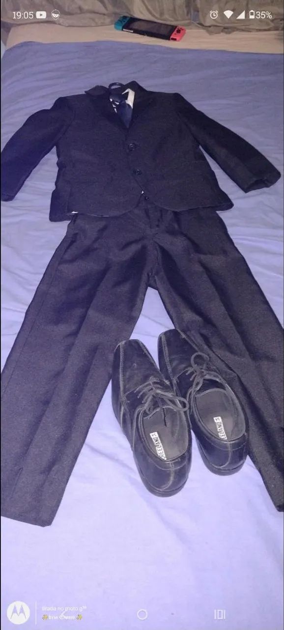 Terno completo com sapato social Cia do terno  - Foto 4